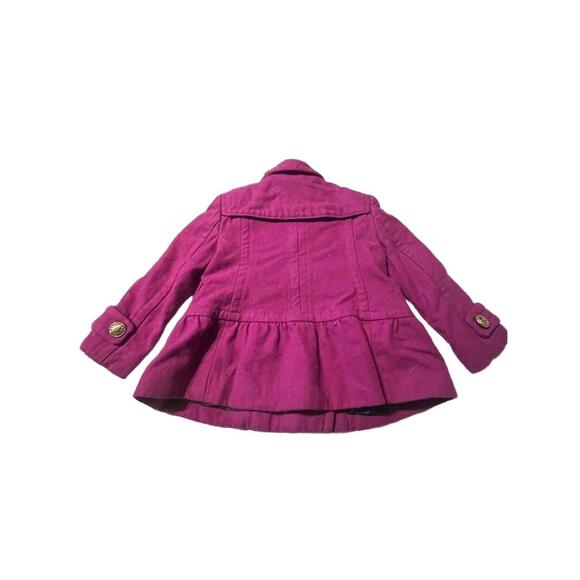 Juicy Couture Jacket 2/3T Magenta Y2K Peplum Ruffled RARE - Picture 4 of 6